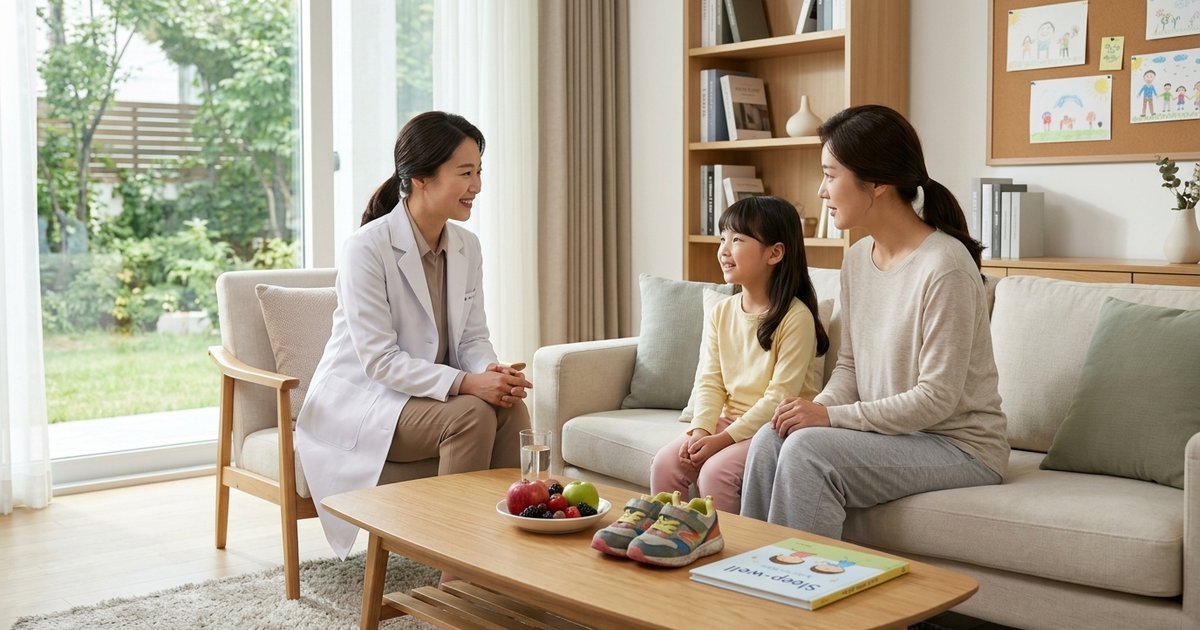 성조숙증 아이의 생활습관 교정 가이드 — 수면·식이·운동 통합 실천법